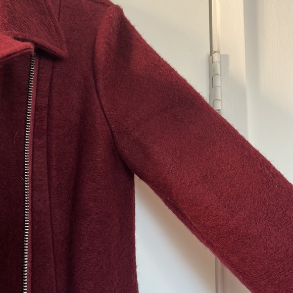 BB Dakota Long Zip Pea Coat - Picture 4 of 8